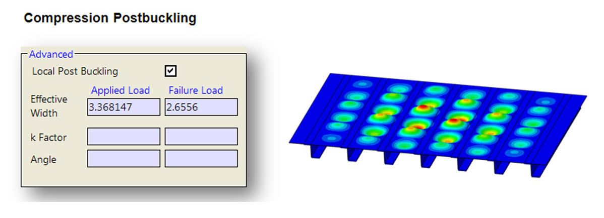compression postbuckling